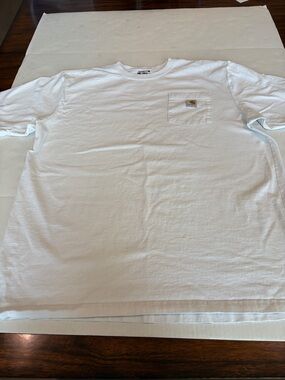 Carhartt Men’s  XL Tall White Short-Sleeve Pocket Tee
